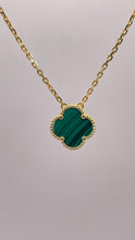 Load image into Gallery viewer, Clover Necklace In 10 KT Yellow Gold