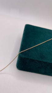 1.2mm Dainty Cable Link Chain In 10 KT Yellow Gold