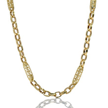 Load image into Gallery viewer, 5.4mm Unique Style Chain In 14 KT Yellow Gold