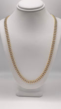 Load image into Gallery viewer, 5.6mm 3.80 CT. Natural Diamond Cuban Chain In 10 KT Yellow Gold