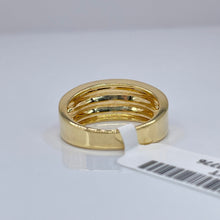 Load image into Gallery viewer, 0.88 CT. T.D.W Natural Diamond Men’s Band In 14 KT White &amp; Yellow Gold