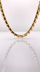 4mm Round Box Chain In 10 KT Yellow Gold