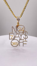 Load image into Gallery viewer, 0.79 CT. Natural Diamond No Days Off 24/7 365 Pendent In 10 KT Yellow Gold