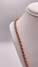 Load image into Gallery viewer, 4.0mm Rope Chain In 10 KT Rose Gold