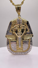 Load image into Gallery viewer, Two Tone Pharaoh Pendent In 10 KT Yellow &amp; White Gold