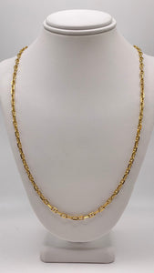 3mm Gucci Link Chain In 14 KT Yellow Gold