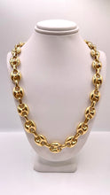 Load image into Gallery viewer, 12mm Puff Gucci Chain In 14 KT Yellow Gold