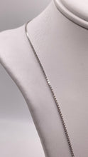 Load image into Gallery viewer, 1mm Box Link Chain In 10 KT White Gold