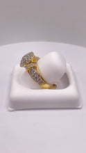 Load image into Gallery viewer, 1.16 CT. Natural Diamond Round Shape Women’s Ring In 10 KT Yellow Gold