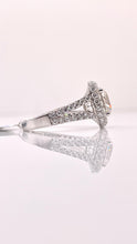 Load image into Gallery viewer, 3.62 CT. Lab Grown Diamond Engagement Ring In 14 KT White Gold