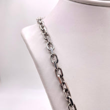 Load image into Gallery viewer, Solid Hermès Link Chain In 10 KT White Gold