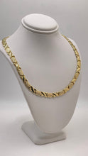 Load image into Gallery viewer, 6.9mm Fancy Link Necklace In 10 KT Yellow Gold