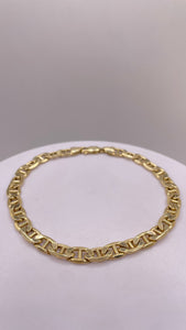 5.8mm Mariner Link Bracelet In 10 KT Yellow Gold