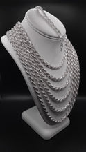 Load image into Gallery viewer, 5mm Solid Rope Chain/Bracelet In Silver