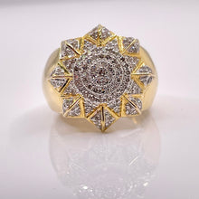 Load image into Gallery viewer, 0.90 CT. Natural Diamond Men’s Ring In 10 KT Yellow Gold