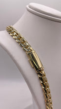 Load image into Gallery viewer, 9mm Solid Miami Cuban Link Chain/Bracelet In 10 KT Yellow Gold