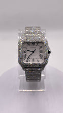 Load image into Gallery viewer, Cartier Santos Large With Natural VVS Diamonds