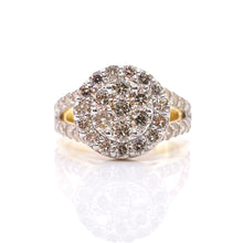 Load image into Gallery viewer, 1.90 CT. Natural Diamond Women’s Ring In 10 KT Yellow Gold