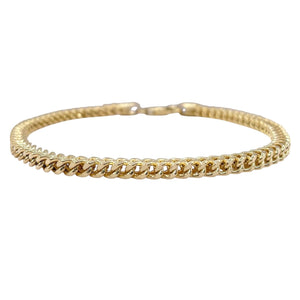 4.0mm Franco Link Bracelet In 10 KT Yellow Gold