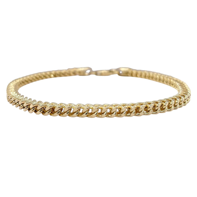 4.0mm Franco Link Bracelet In 10 KT Yellow Gold