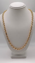 Load image into Gallery viewer, 5.0mm Rope Chain In 14 KT Yellow Gold