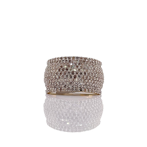 1.83 CT. Natural Diamond Ring In 10 KT Yellow Gold