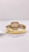 Load image into Gallery viewer, 0.68 CT. Natural Diamond Ladies Ring In 10 KT Yellow Gold