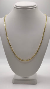 2.0mm Franco Chain In 10 KT Yellow Gold