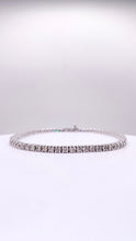 Load image into Gallery viewer, 3.00 CT. Natural Diamond Tennis Bracelet In 10 KT White Gold