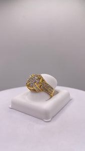 0.94 CT. Natural Diamond Ring In 10 KT Yellow Gold