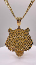 Load image into Gallery viewer, Tiger Pendent In 10 KT Yellow Gold