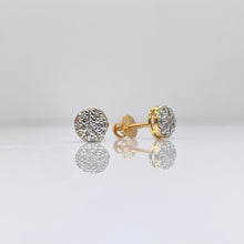 Load image into Gallery viewer, 0.15 CT. Natural Diamond Round Shape Stud Earrings In 10 KT Yellow Gold
