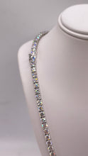 Load image into Gallery viewer, 40.2 CT. Brilliant Cut Lab Grown VVS-VS Diamond Tennis Necklace In 14 KT White Gold