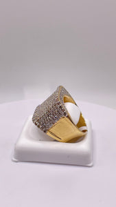 3.49 CT. VS-SI Natural Diamond Ring In 10 KT Yellow Gold