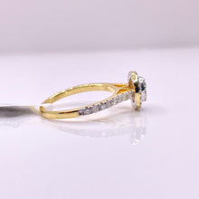 Load image into Gallery viewer, 0.66 CT. T.D.W Natural Diamond Round Shape Ring In 10 KT Yellow Gold