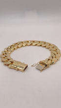 Load image into Gallery viewer, 14.9mm Solid Miami Cuban Link Bracelet In 10 KT Yellow Gold