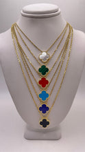 Load image into Gallery viewer, Clover Necklace In 10 KT Yellow Gold