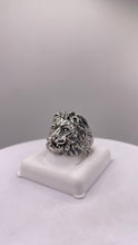 Load image into Gallery viewer, Silver Lion Ring