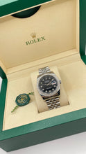 Load image into Gallery viewer, 36mm DayDate Rolex Watch With Black Diamond Dial &amp; Bezel