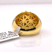 Load image into Gallery viewer, 3.20 CT. Lab Grown Diamond Men’s Ring In 10 KT Yellow Gold