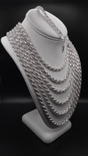 Load image into Gallery viewer, 5mm Solid Rope Chain/Bracelet In Silver