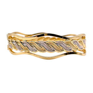 14 KT Two Tone Women’s Bangle