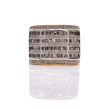 Load image into Gallery viewer, 1.28 CT. Natural Diamonds Men’s Ring In 10 KT Yellow Gold