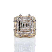 Load image into Gallery viewer, 2.14 CT. Natural Diamond Men’s Ring In 10 KT Yellow Gold