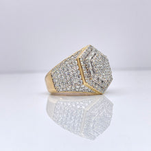 Load image into Gallery viewer, 3.80 CT. Natural Diamond Men’s Ring In 10 KT Yellow Gold