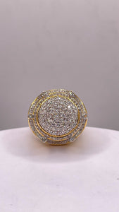 2.07 CT. Natural Diamond Men’s Ring In 10 KT Yellow Gold