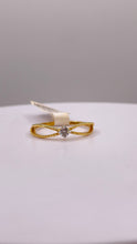 Load image into Gallery viewer, 0.061 CT. Natural Diamond Infiniti Ring In 10 KT Yellow Gold