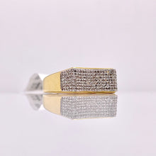Load image into Gallery viewer, 0.38 CT. Natural Diamond Men’s Ring In 10 KT Yellow Gold