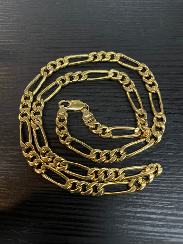 Figaro Chain In 10 KT Yellow Gold