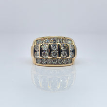 Load image into Gallery viewer, 3.00 CT. T.D.W Natural Diamond Men’s Ring In 10 KT Yellow Gold